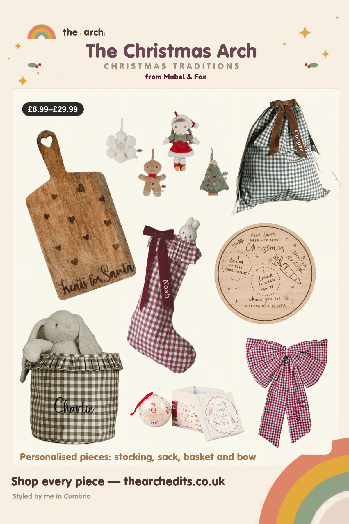 The Christmas Arch: Traditions mood board