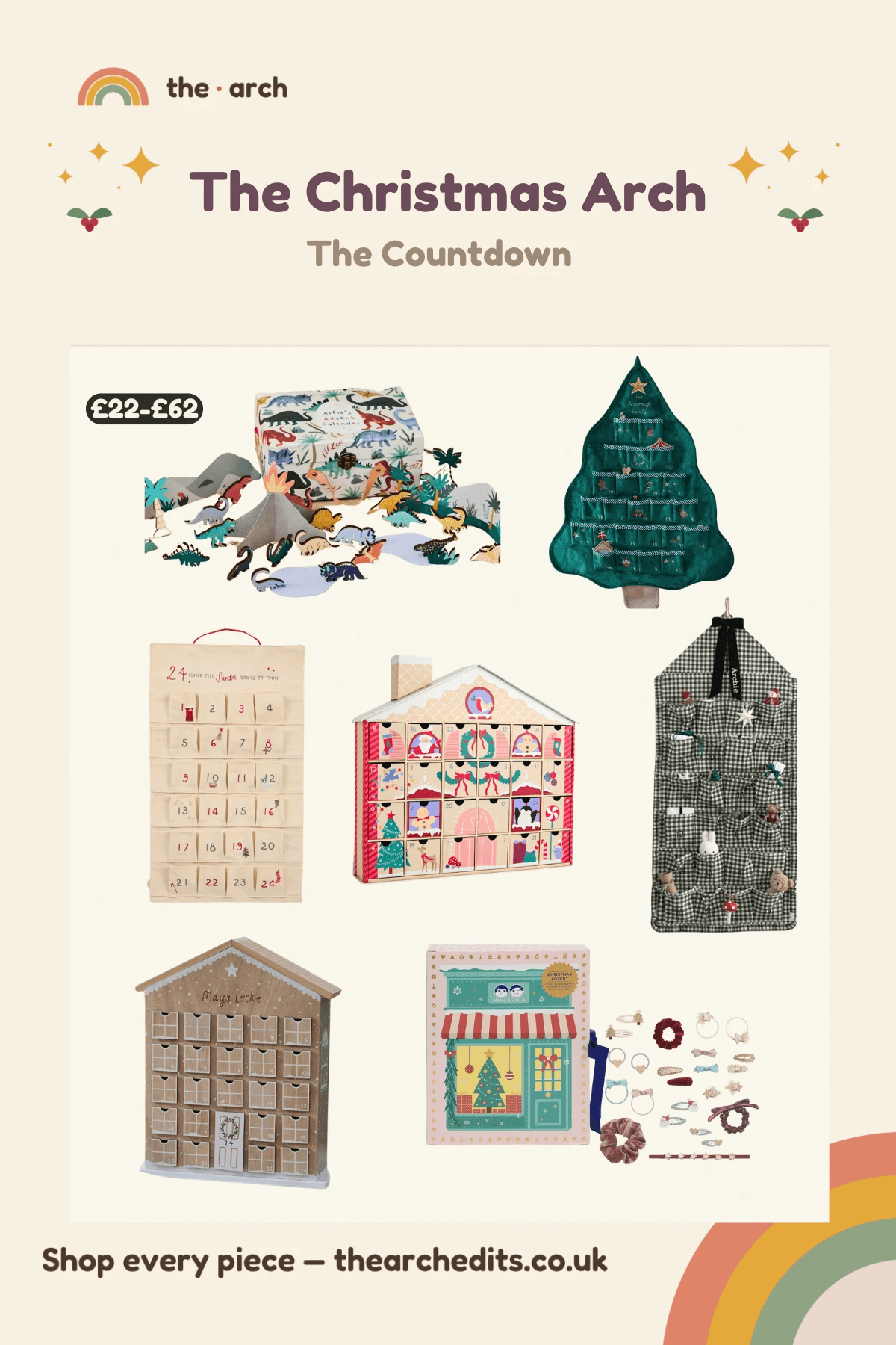 The Christmas Arch: The Countdown mood board